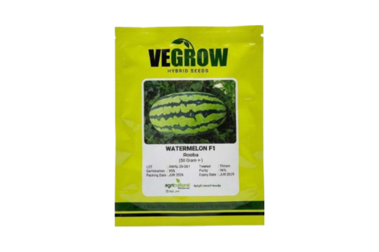 بذور بطيخ هجين F1 Rooba – Vegrow | 50 جرام+