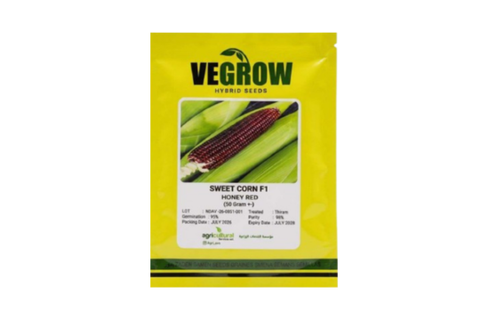 بذور ذرة حلوة حمراء هجين F1 Honey Red – Vegrow | 50 جرام+